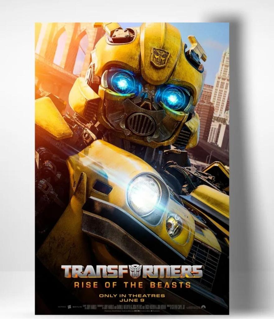 Transformers Rise of the Beasts Metal Poster, Movie Wall Art 20x30cm