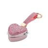 Portable Mini Pill Case Shining Bling Bling Key Pendant Compact Bag Hanging Ornaments  Car Hanging