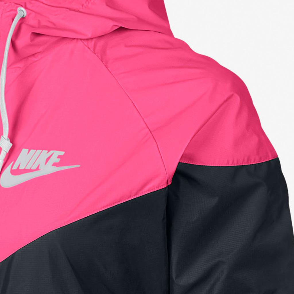 Nike Giacca alla moda con cappuccio Windrunner traspirante antivento versatile Giacche da donna 545909-019