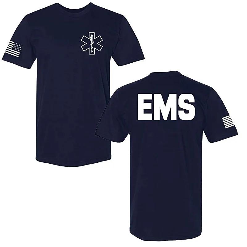 Law Enforcement Tee - Police EMS FBI Fire Rescue Sheriff K-9 Two-Sided T-Shirt Funny Women Men