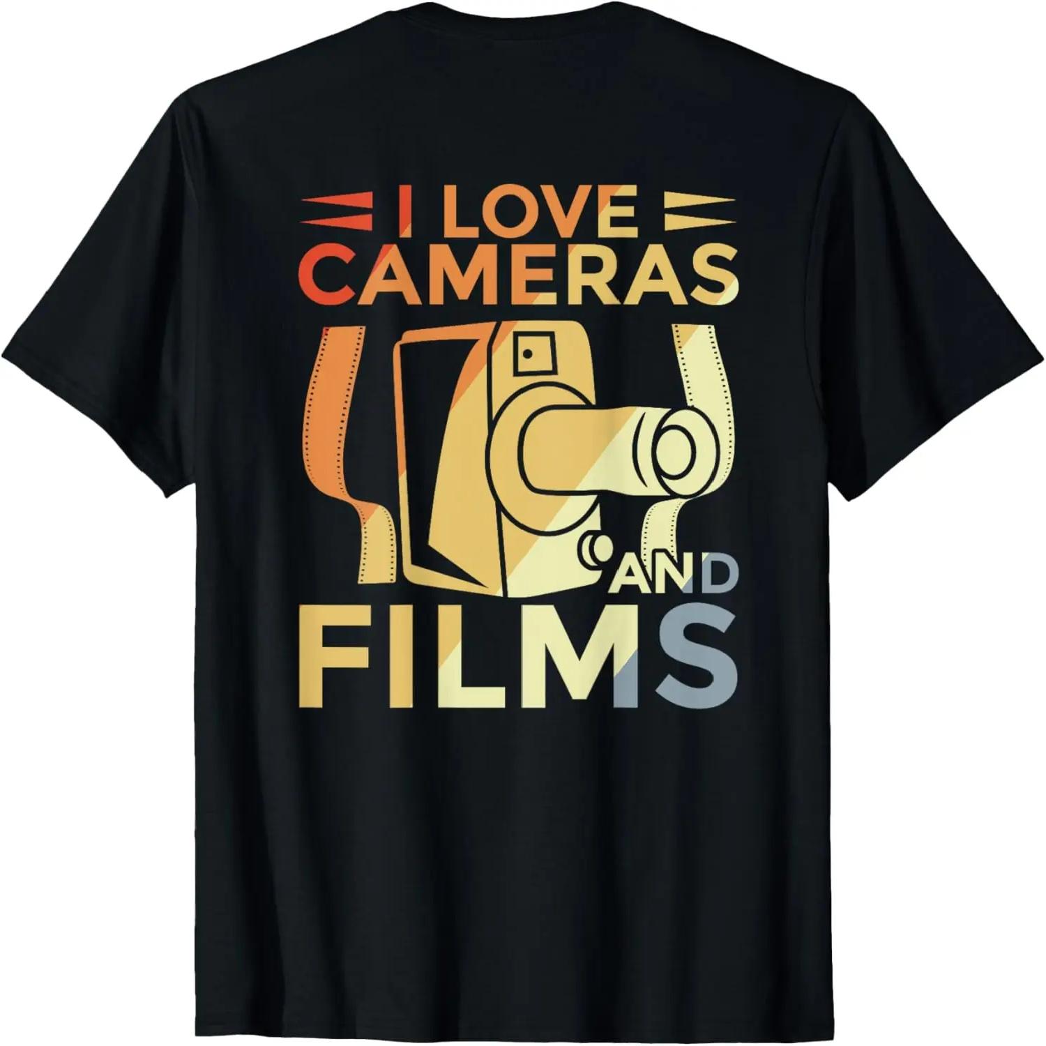 Let s Do Shots Camera Lover Retro Photography Photographer T-Shirt XXXXXL чёрный