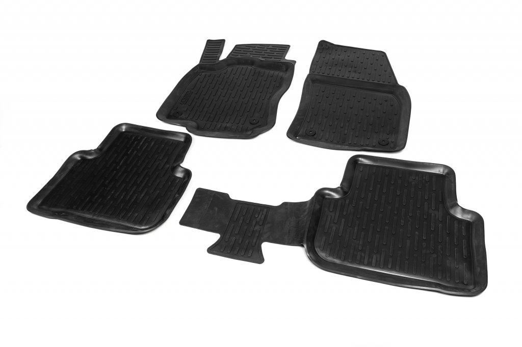 

Rubber mats (4 pcs, Niken 3D) for Volkswagen Touran 2015-rr