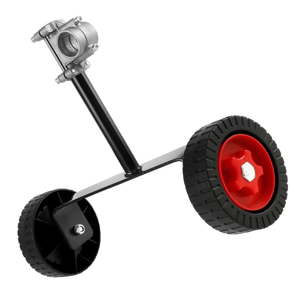 12.3 Cm / 4.8 Inch Support Wheels Adjustable Fitting Metal + Plastic