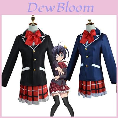 Love Chunibyo Other Delusions--takanashi Rikka Uniform Outfit Cosplay Kostuum