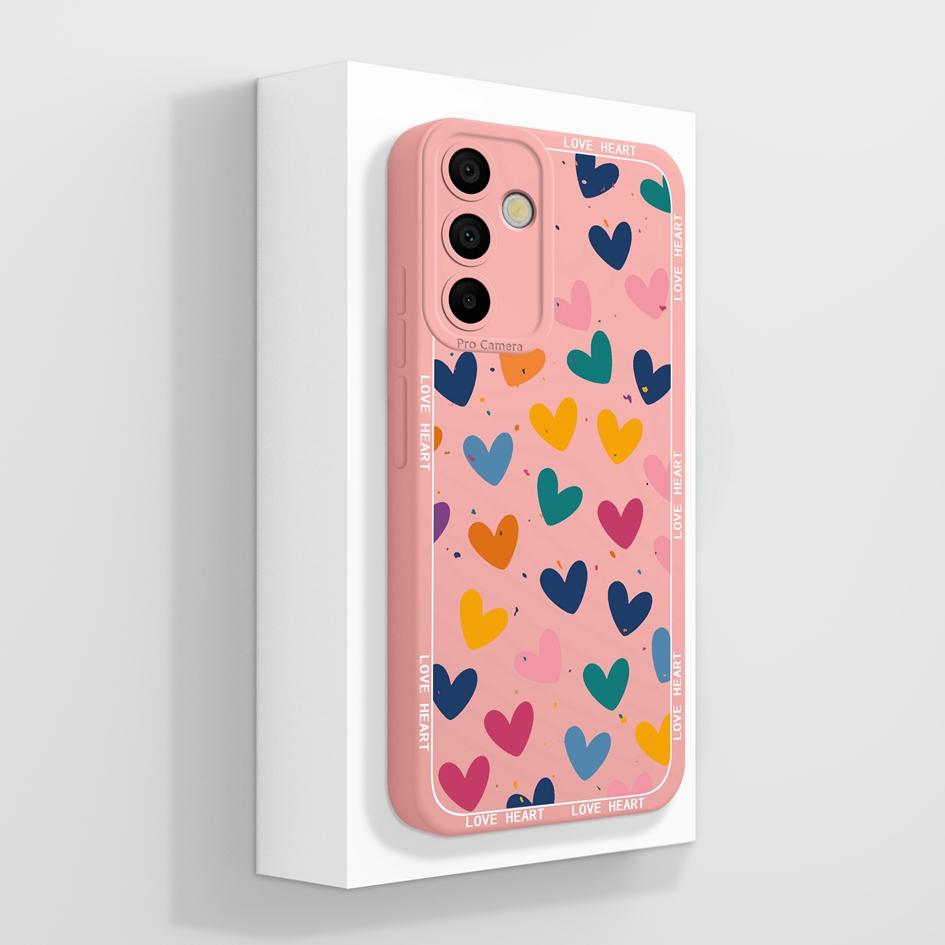 Phone Case For Samsung A15 A16 A26 A36 A56 M15 Fashion Aesthetic Butterfly Lightweight Soft Screen Protector Liquid Silicone Couples Cover For Samsung