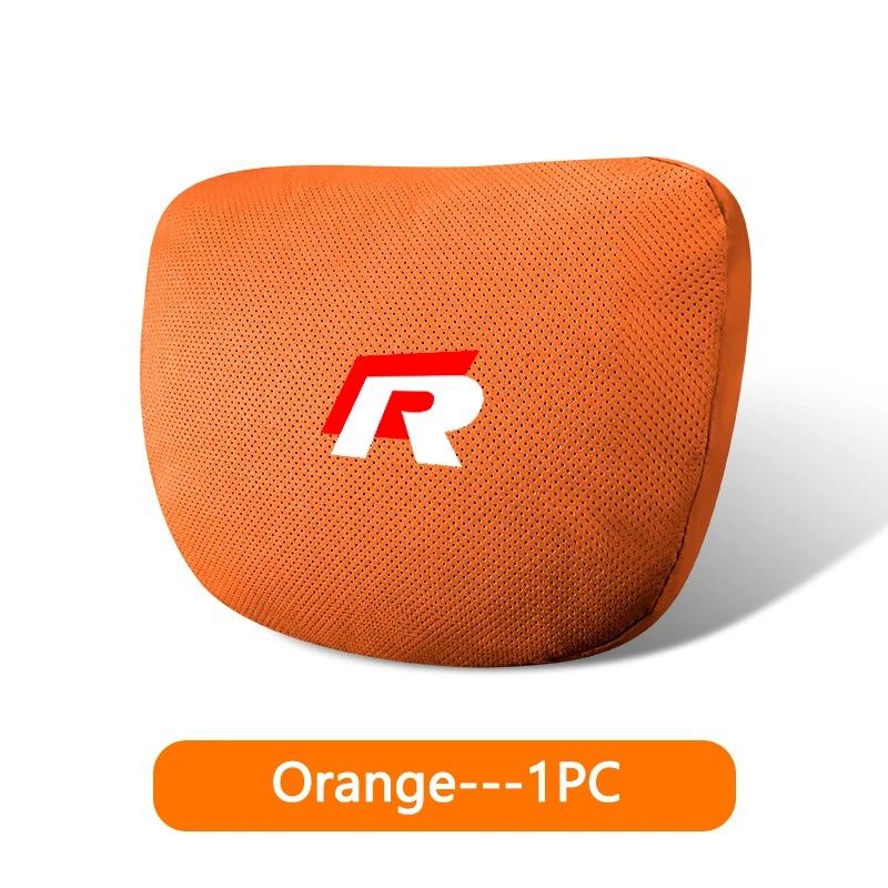 T24Car Seat Headrest Head Support Pillow Car Accessories R-Line For Volkswagen GTI Tiguan Polo Zeta R Terramont Magotan Beatle GTD