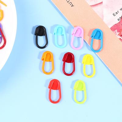 100 Pcs Mixed Color Marker Small Pin Plastic Knitting Hook Knitting Tool Needle Clip Hook Locking Stitch Markers Crochet Latch