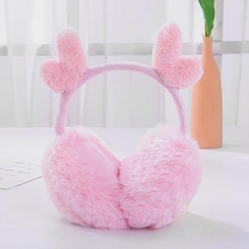 Earmuffs, Warm Female Antlers, Cute Ear Covers, Ear Bags, Winter Fashion, Student Cycling Men's Trendy Earmuffs
