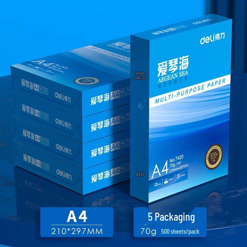 Deli A4 70gsm Double-Sided Copy Paper