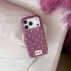 Retro Yellow Star Fabric Phone Case for iPhone 15, iPhone 16, iPhone 17 Pro Max