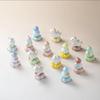 Rotating Crystal Glaze Ceramic Horse Tea Pet Ornament - Year of the Horse Gift.