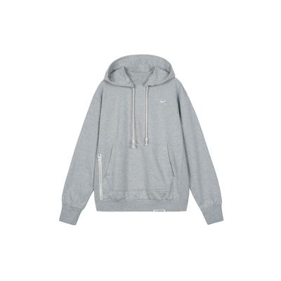 Dri-Fit Standard Issue Embroidered Logo Hoodie Pullover Long Sleeve Men Tops Light-Grey DQ5819-063
