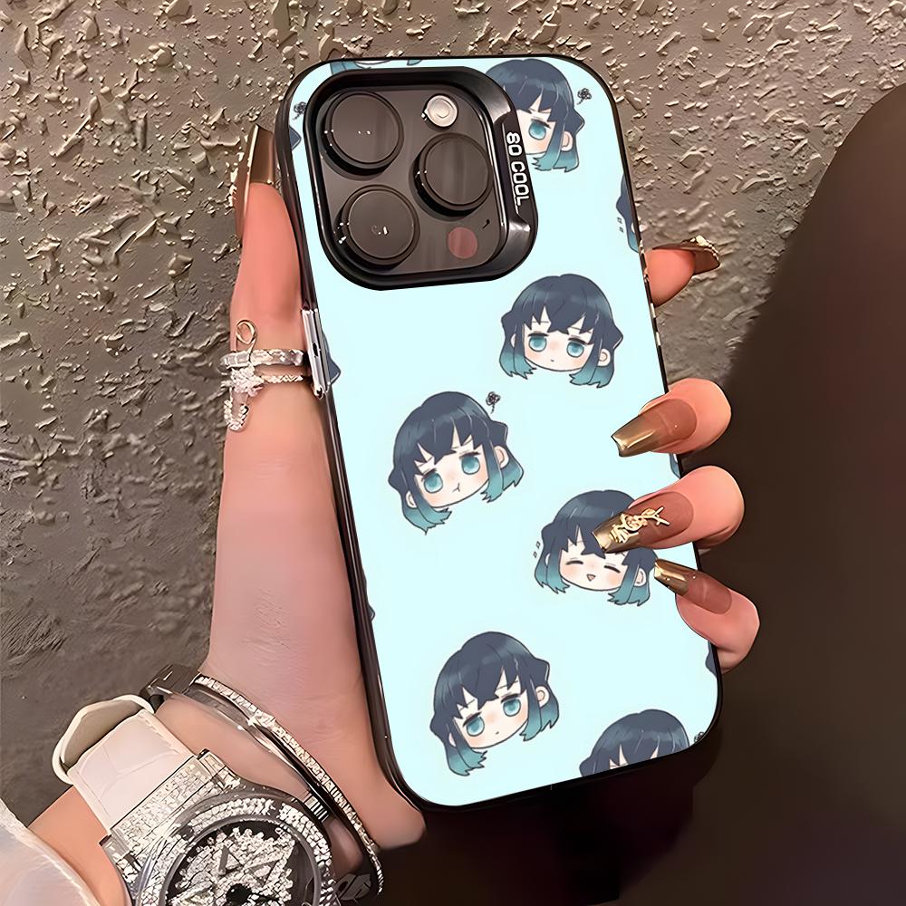M-Muichiro T-Tokito Phone Case For IPhone17 Air 16 15 14 Plus 13 12 11 Pro XS Max Silver Black Bumper Case