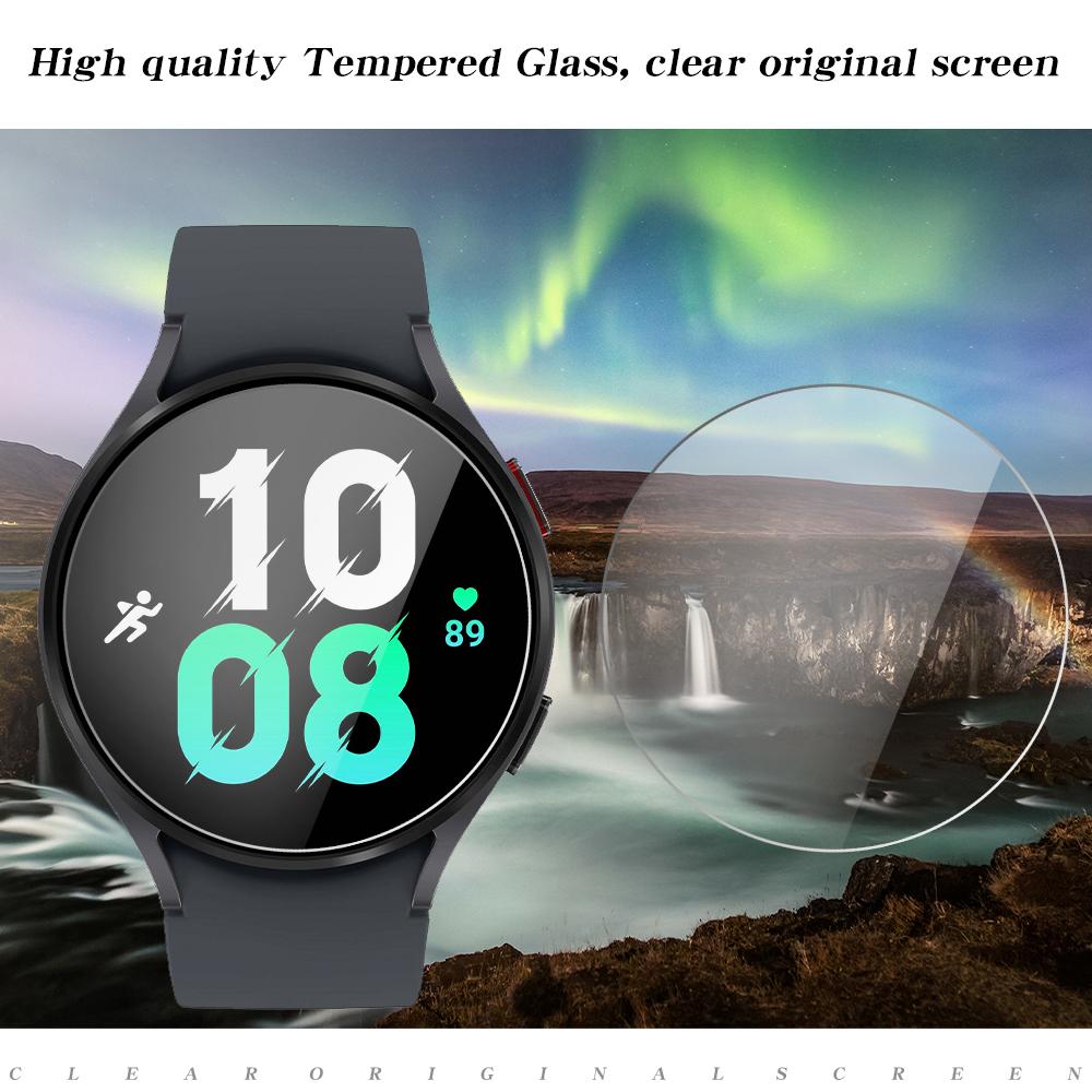 Screen Protector for SAMSUNG Galaxy 4/5/6/7 44/40/41//47 mm Smartwatch Tempered Glass Anti-Scratch Bubble-Free Easy Installation