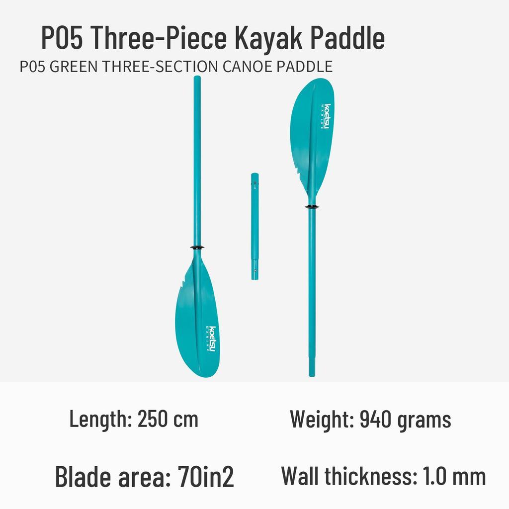 KOETSU Surf Paddleboard Dual-Use Aluminum Paddle: Single/Double Head Kayak & Paddleboard Paddle