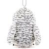 COLORATA Snowy Owl Plush Mascot (Realistic Birdwith Chain) Cute Bird Keychain Doll Gift (Twice Tested)  Christmas Present
