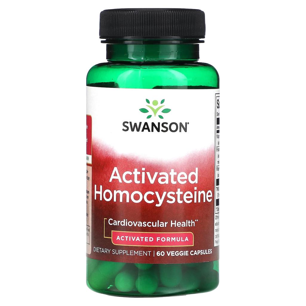 Swanson Activated Homocysteine, 60 Veggie Capsules