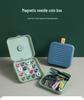 Magnetic Needle & Thread Case Set: Compact Sewing Kit for Dorms & Home