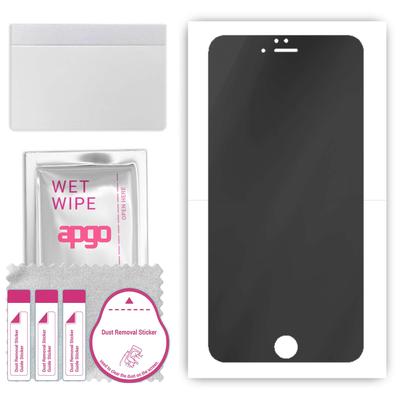 apgo Hydrogel Privacy Matte Screen Protector for Apple iPhone 6 Plus, Anti Spy, Hydrogel Film, Flexible, Soft TPU with Positioning Layer Easy Installa