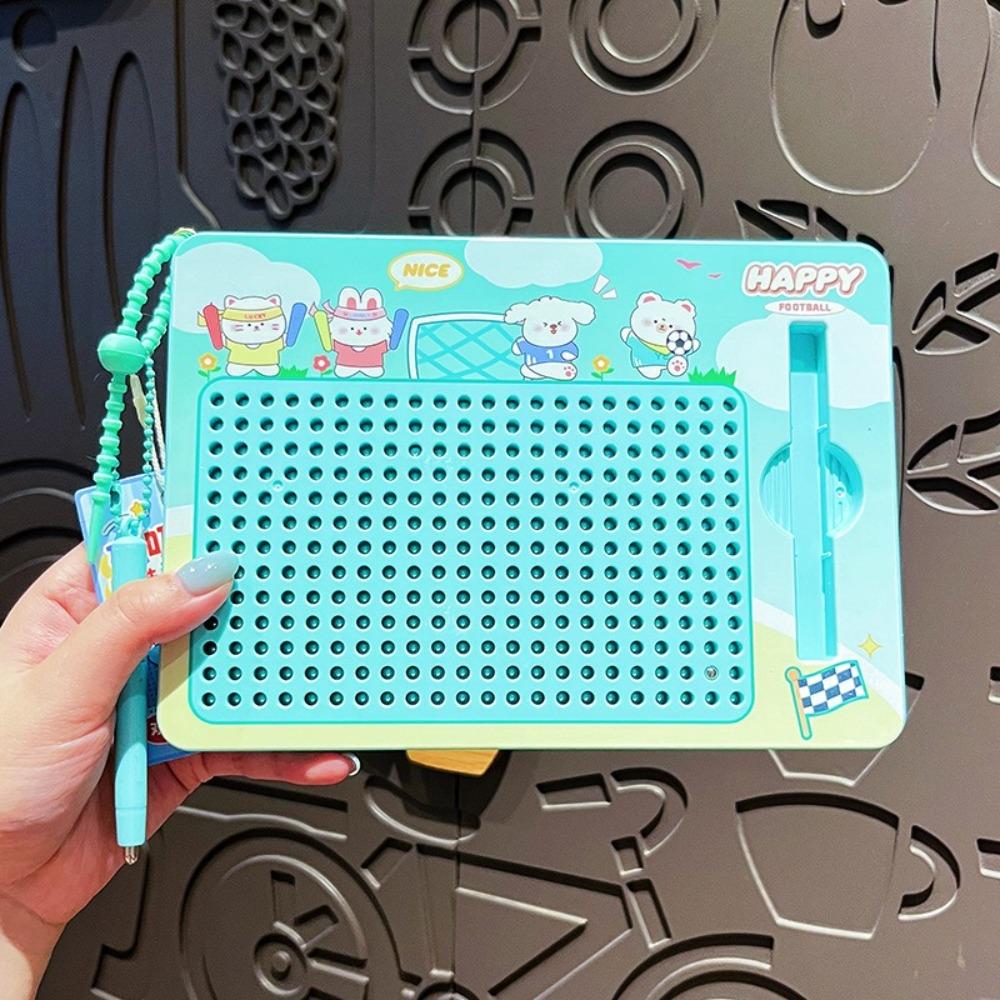 Puzzle Steel Ball Drawing Board Cartoon Writing Pad Bag Pendant Backpack Key Chain  for Backpack