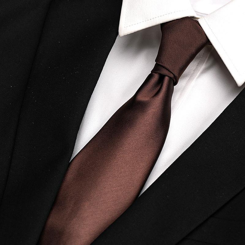 Hong Kong Style Retro Work Professional Tie Men'S Formal Wear Korean Version Of British Business 8Cm Hand-Made Pattern Student Clothing Trend