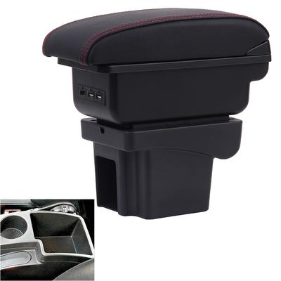 For Chevrolet Niva Car Armrest Box Retrofit Parts Central Store Content Box Accessories Interior Details Cup Holder USB Charging