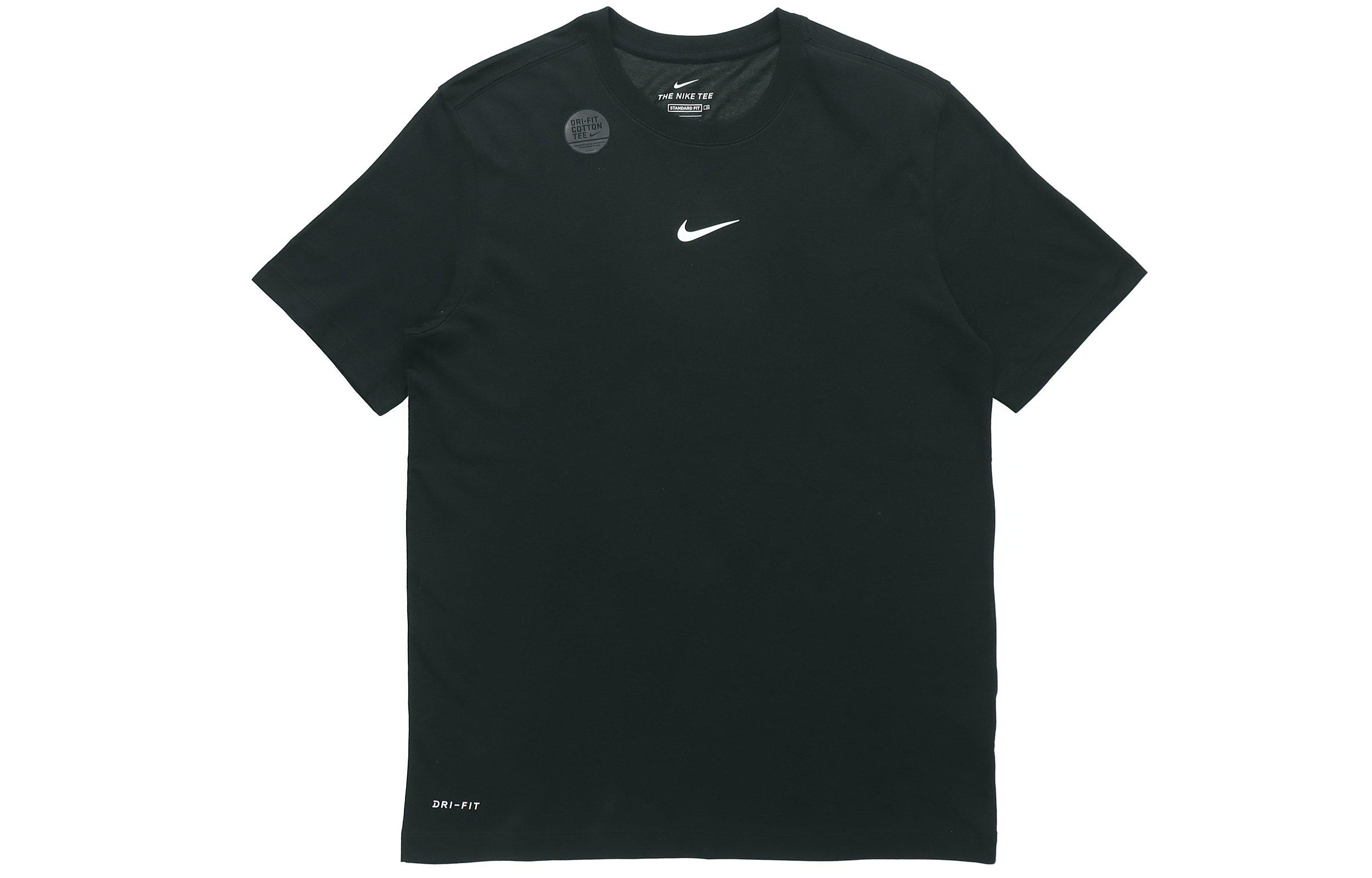 

Nike T Shirts Men s Black Crew Neck Moderate Straight Fit DM3121-010 M