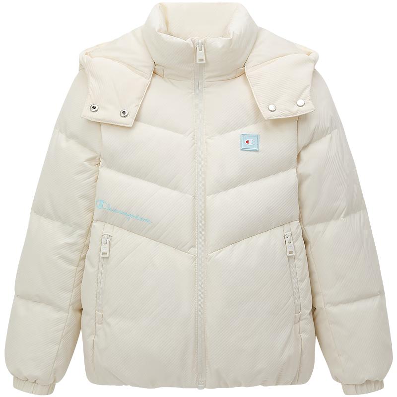 Champion Girl s 3-Proof Anti-Bacterial Detachable Hooded Down Jacket XL