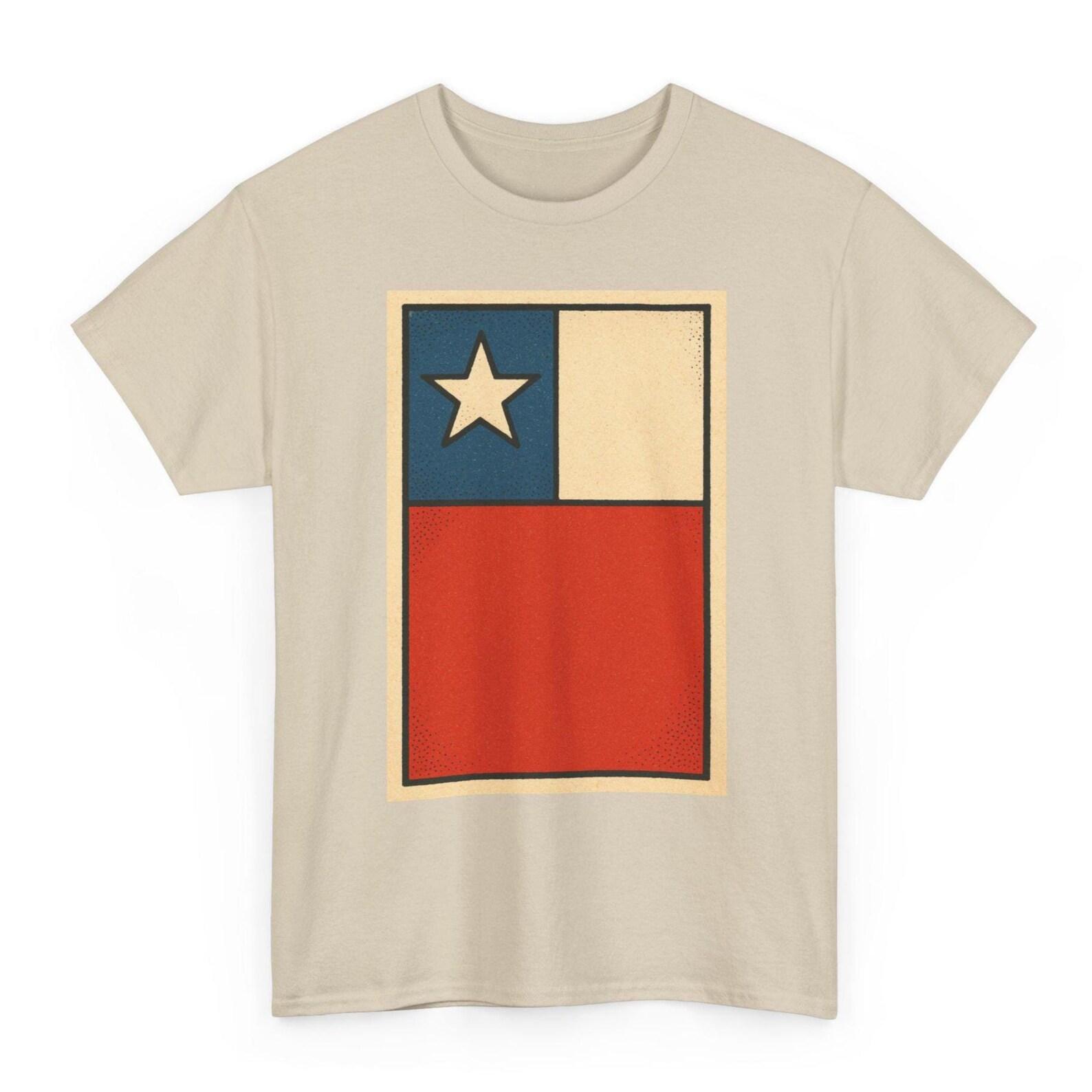 Chile Flag T-Shirt | Retro Chilean Pride Tee | South America Heritage Shirt 3XL