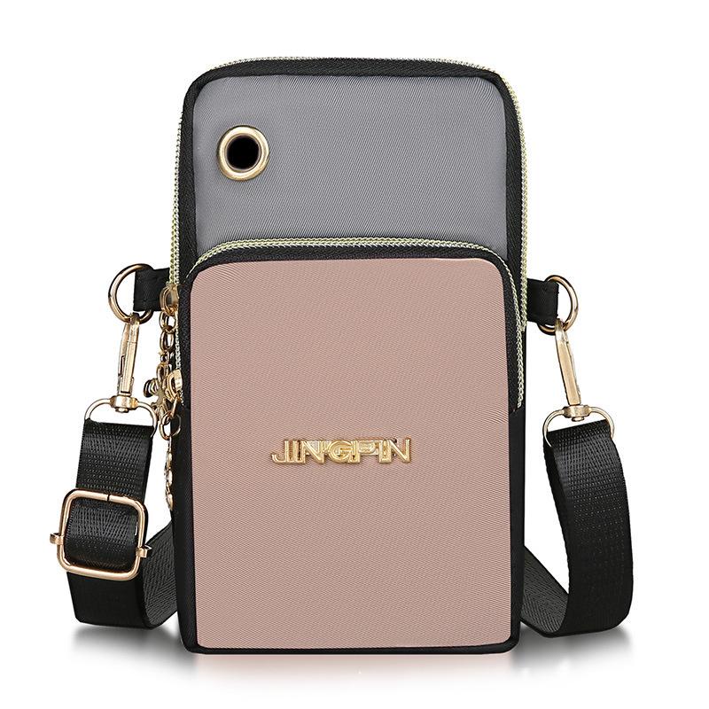 Borse a tracolla casual in nylon impermeabile da donna, borsa a tracolla da donna, piccola borsa per cellulare, borsa sportiva