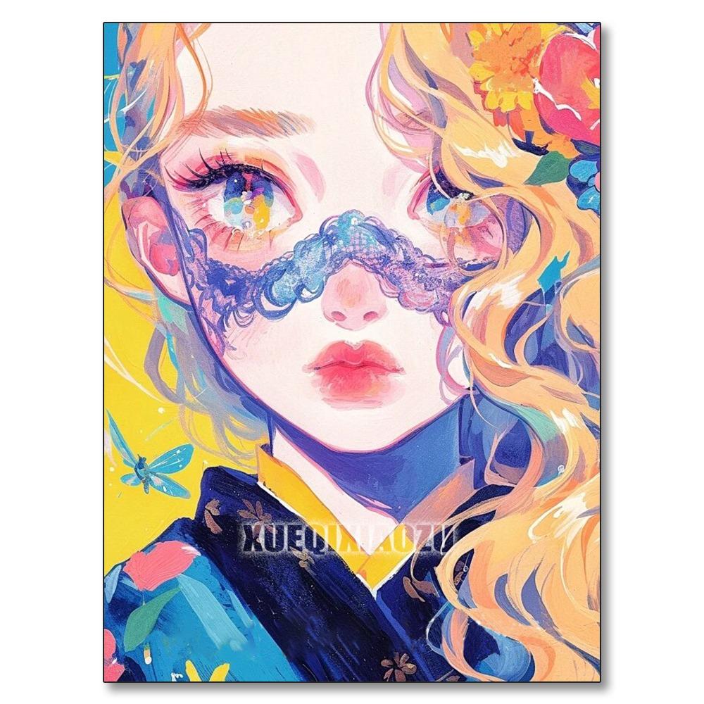 5D Cartoon Girl Diamond Painting Series Dreamy Art Full Diamond Mosaic Embroidery Cross Stitch Kit DIY Home Decor New Arrivals