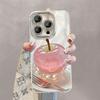 Crystal Apple Is Suitable for Apple 17 Mobile Phone 16 Case 15 Protection iPhone14 Set 13 Silicone All-inclusive 12pr