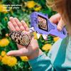 Childrens Handheld Microscope With Screen 180° Photo Video Capture LED Light Portable Science Kit For Outdoor Classroom Experiments