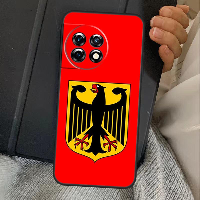 Germany Flag Emblem Case For OnePlus 15 13 12 11 13R 13T 10T 10R 12R OnePlus Nord 5 CE 2 3 4 Lite N20 N30 Cover