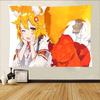 The Helpful Fox Senkosan Tapestry Wall Hanging Printed Polyester Tapestry INS Decoration Wall Decor