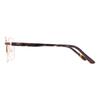 Vintage Metal Oval Glasses Frame Medium Size Full Rim Square Spectacle With Spring Hinge For Optical Prescription Lenses