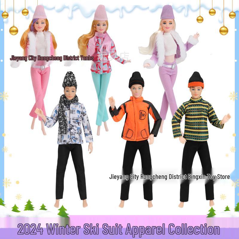 11-inch Barbie Winter Sports Ski Outfit Set - Popular Toy Clothing