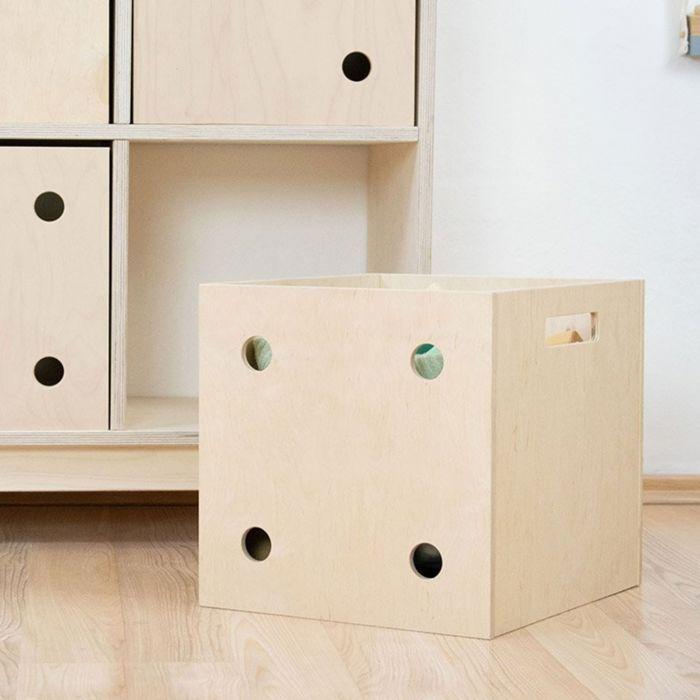 Boîte de rangement DICE verni 4