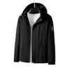 Men's Plus Size Windproof Waterproof Jacket - Lightweight, Versatile Long Sleeve for Spring and Autumn.