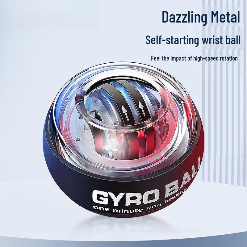 Self-Starting Gyroscopic Wrist Power Ball