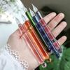 Calligraphy Dipping Pen Transparent Glass Fountain Pen Glass Dip Pen  Writing Supplies