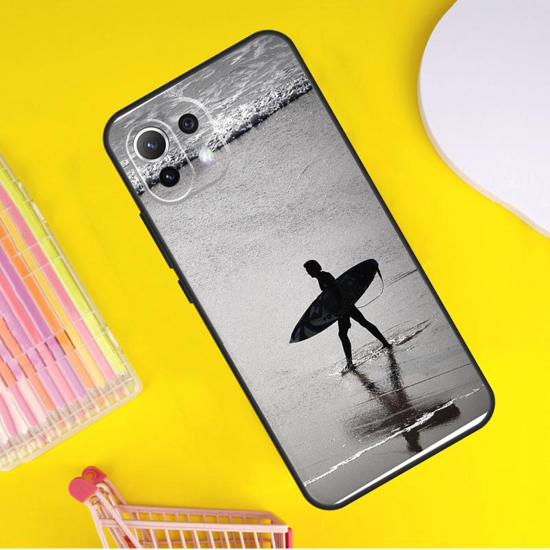 Surfer Surf Hang Loose Shaka Cover For Xiaomi 14 13 Ultra 11T 12T 13T 14T Pro POCO X7 Pro X3 X5 F3 F5 F6 M6 X6 Pro Case