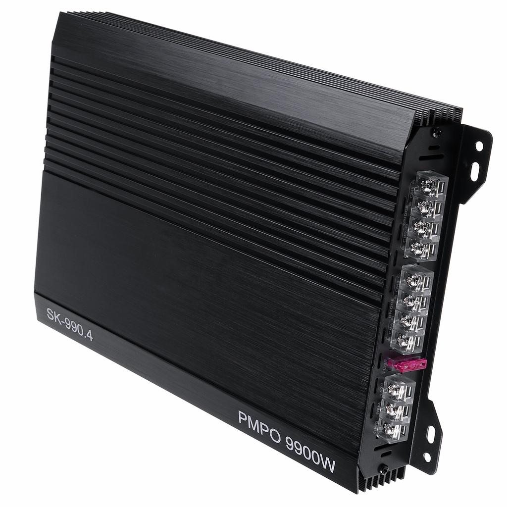 4-channel 12V 9900W Aluminum Alloy Vehicle Power Stereo Amp Sound Amplifiers Car Amplifier Powerful Car Audio Subwoofer