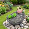 1 sztuka doniczka zwierzęca kwiatowa sukulenty dekoracja ogrodowa zewnętrzna