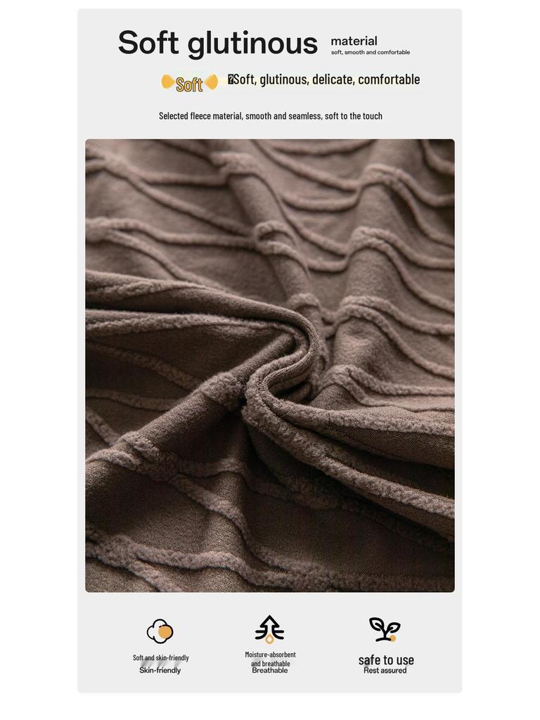 All-Season Elastic Jacquard Velvet Sofa Cover - Universal One-Piece Fit