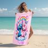Personalized Butterflies Stitch's Adventure Beach Towel Microfiber Beach Towel Thin Absorbent for Beach Swimming Yoga Bath Sports. 0910225