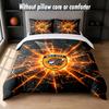 Hull City Fußball Design Bett Bettwäsche Set 1 Bettbezug + 2 Kissenbezüge Weich Atmungsaktiv Haushalt Bettwäsche