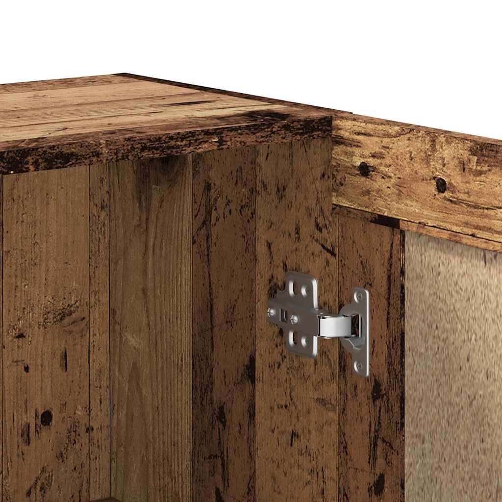 Bookshelf Vintage Wood Look 82.5 X 30.5 X 80 Cm Engineered Wood