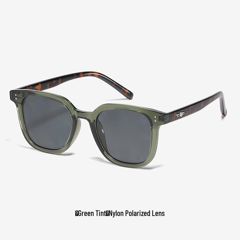 HD Nylon Large Frame Polarized Sunglasses for Women - Slimming, Stylish, UV Protection, High-End Feel