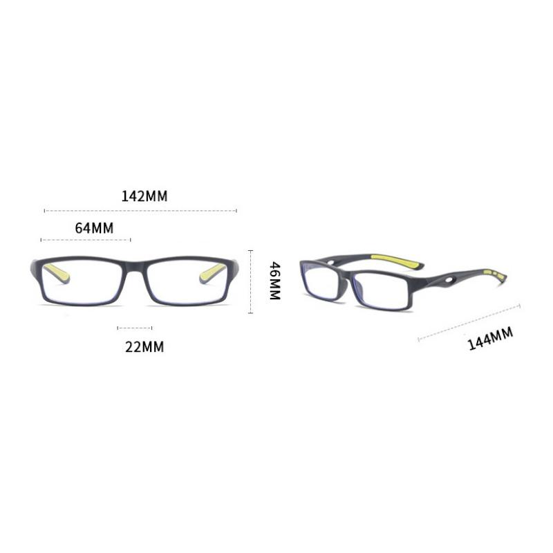 Photochrome farbwechselnde Alterssichtigkeit-Brille, Neue Herren-Sportversion, Blaulichtfilter-Alterssichtigkeit-Brille, Hochauflösend, Ultraleicht